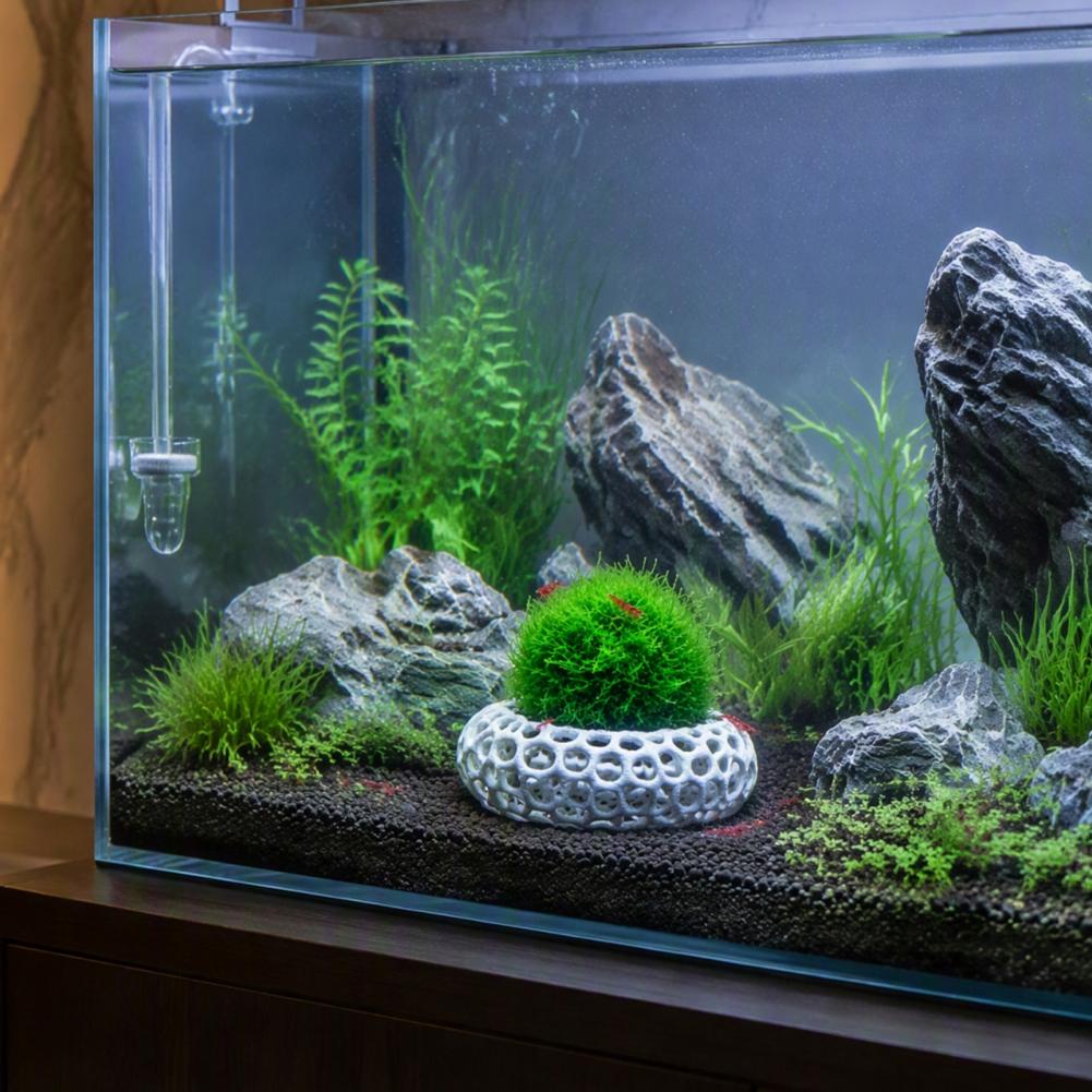 Planted Aquarium Anubias - Aquarium Plant Holder 2-pack Shrimp Caves