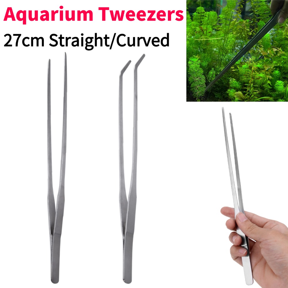 Planted Aquarium Maintenance Kit - Stainless Steel Aquarium Tweezers Pliers Fish