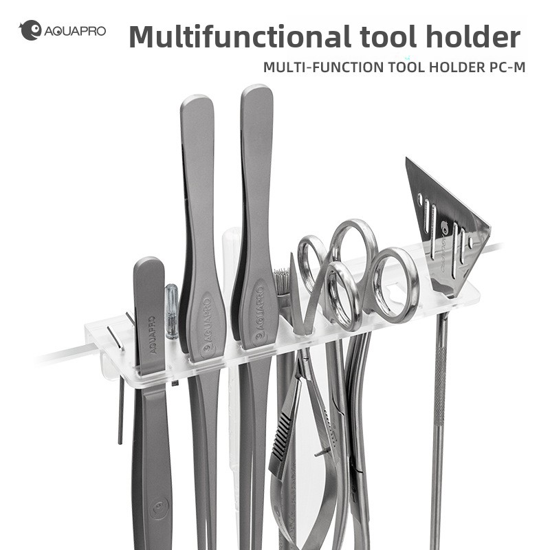 Planted Aquarium Maintenance Kit - AQUAPRO Aquascaping Tool Organizer-Dual-Purpose Stainless Steel