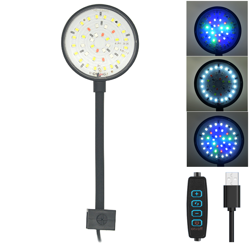 USB Aquarium LED Lamp Fish Tan - Aquarium Plant Iron ulasan dan harga