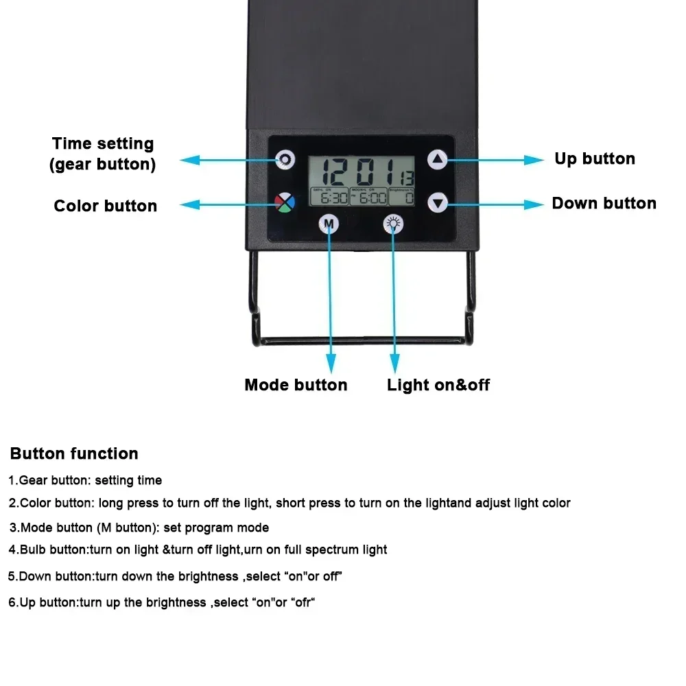 IP68 Waterproof Aquarium LED L - Aquarium Plant Iron ulasan dan harga