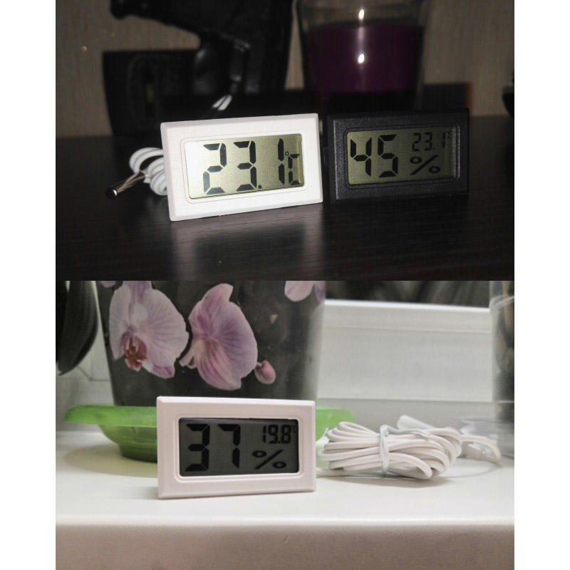 Mini Digital Humidity Meter Th - Planted Aquarium Temperature ulasan dan harga