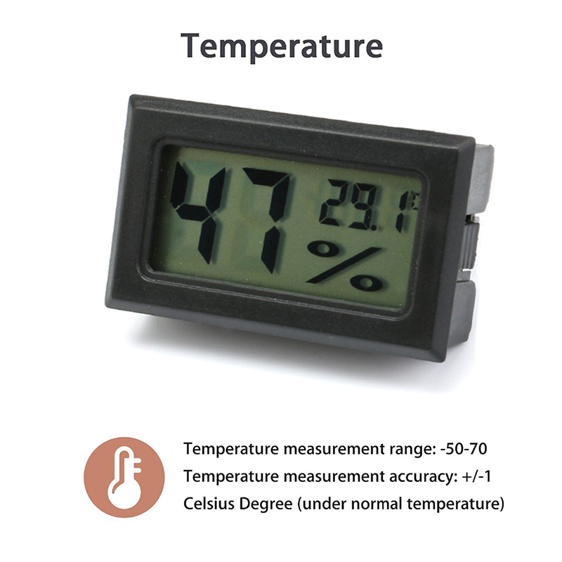 Mini Digital Humidity Meter Th - Planted Aquarium Temperature ulasan dan harga