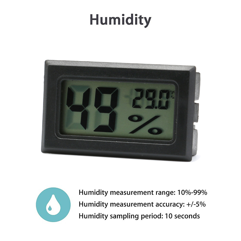 Mini Digital Humidity Meter Th - Planted Aquarium Temperature ulasan dan harga