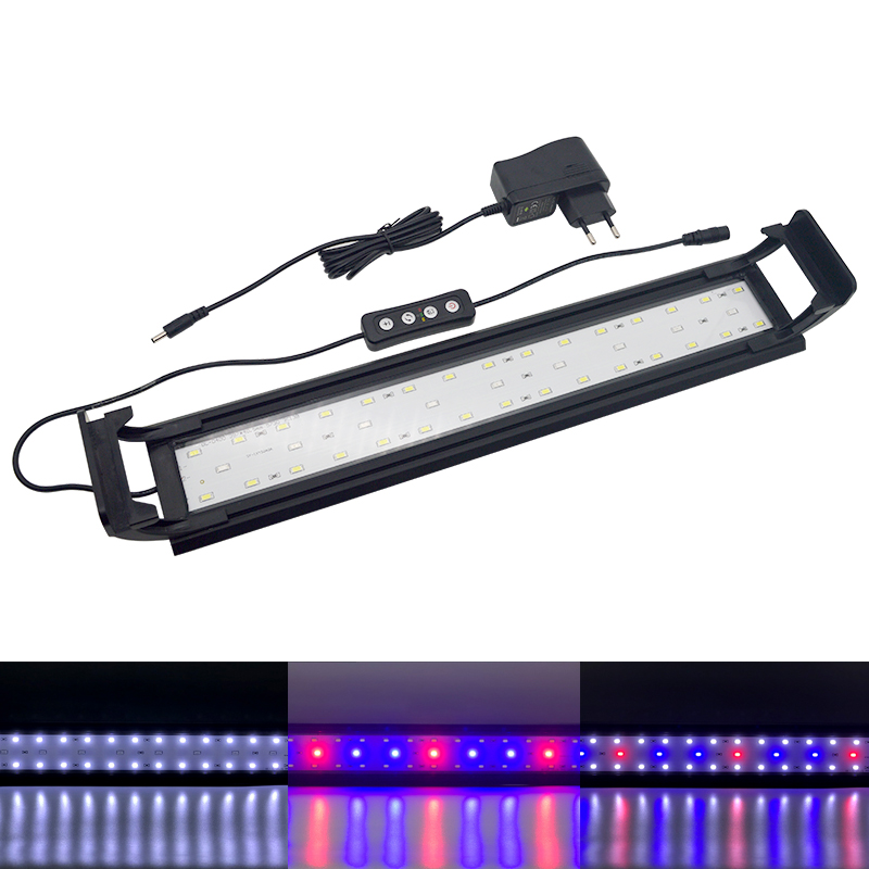 Aquarium LED Light for 16-64CM - Aquarium Plant Iron ulasan dan harga