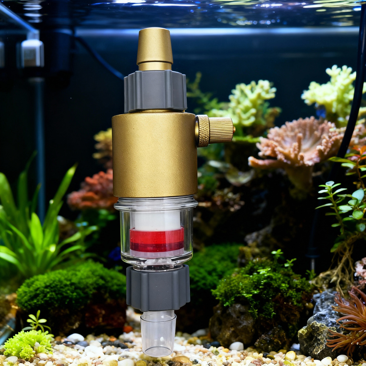 QANVEE External CO2 Diffuser A - Planted Aquarium Products ulasan dan harga