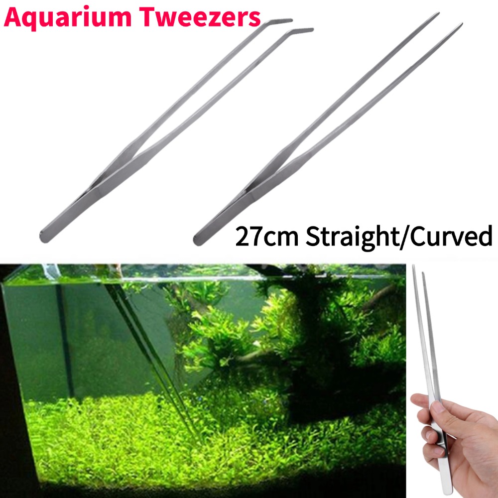 Stainless Steel Aquarium Tweez - Planted Aquarium Maintenance Kit ulasan dan harga