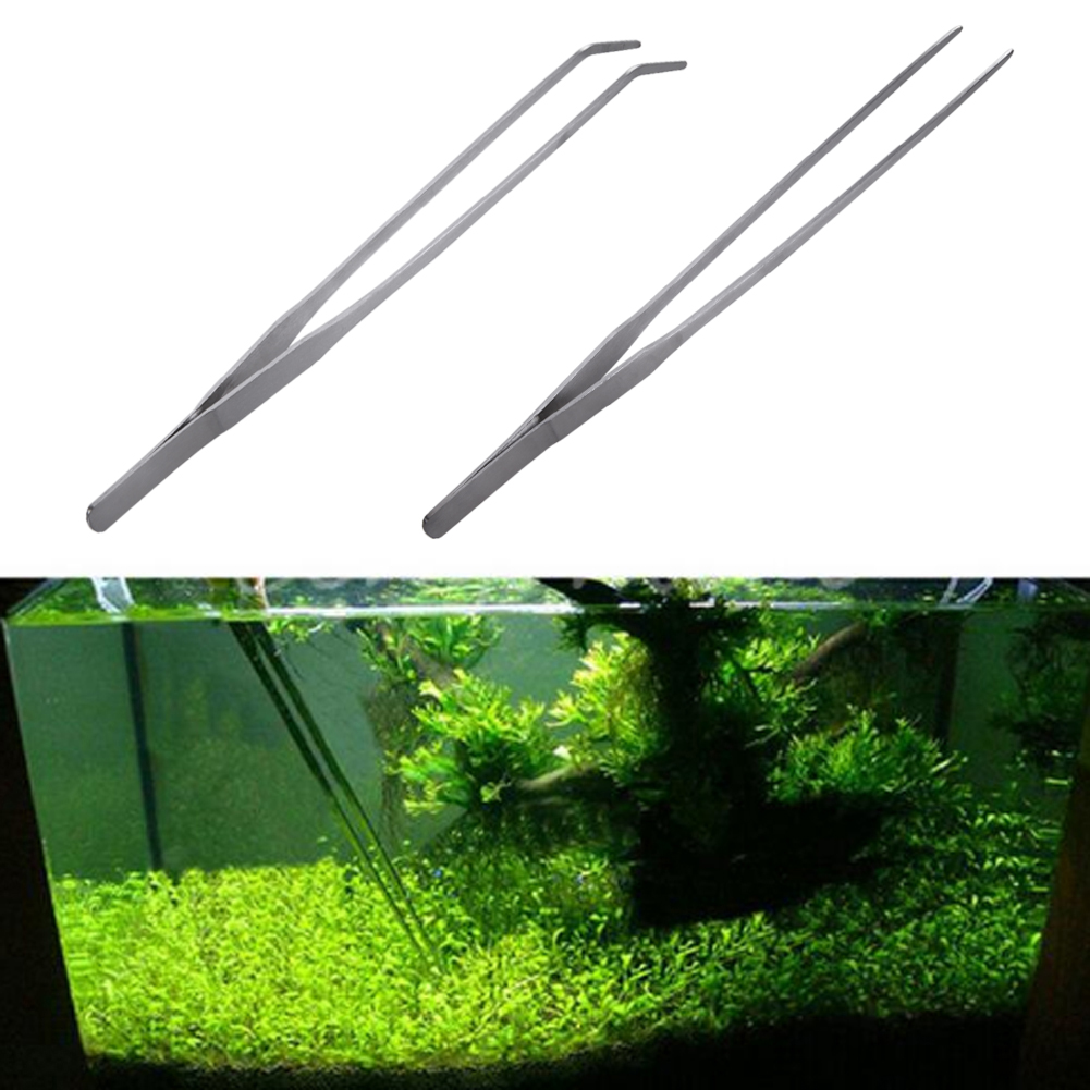 Stainless Steel Aquarium Tweez - Planted Aquarium Maintenance Kit ulasan dan harga