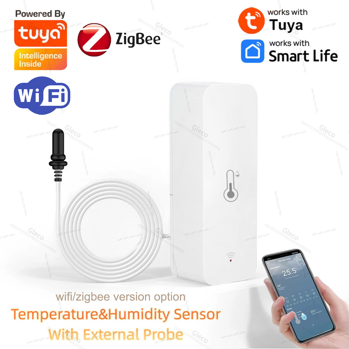 Tuya Wifi Zigbee Temperature a - Planted Aquarium Temperature ulasan dan harga