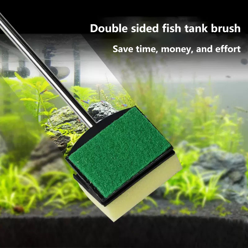 @*Aquarium Fish Tank Glass Pla - Planted Aquarium Algae Remover ulasan dan harga