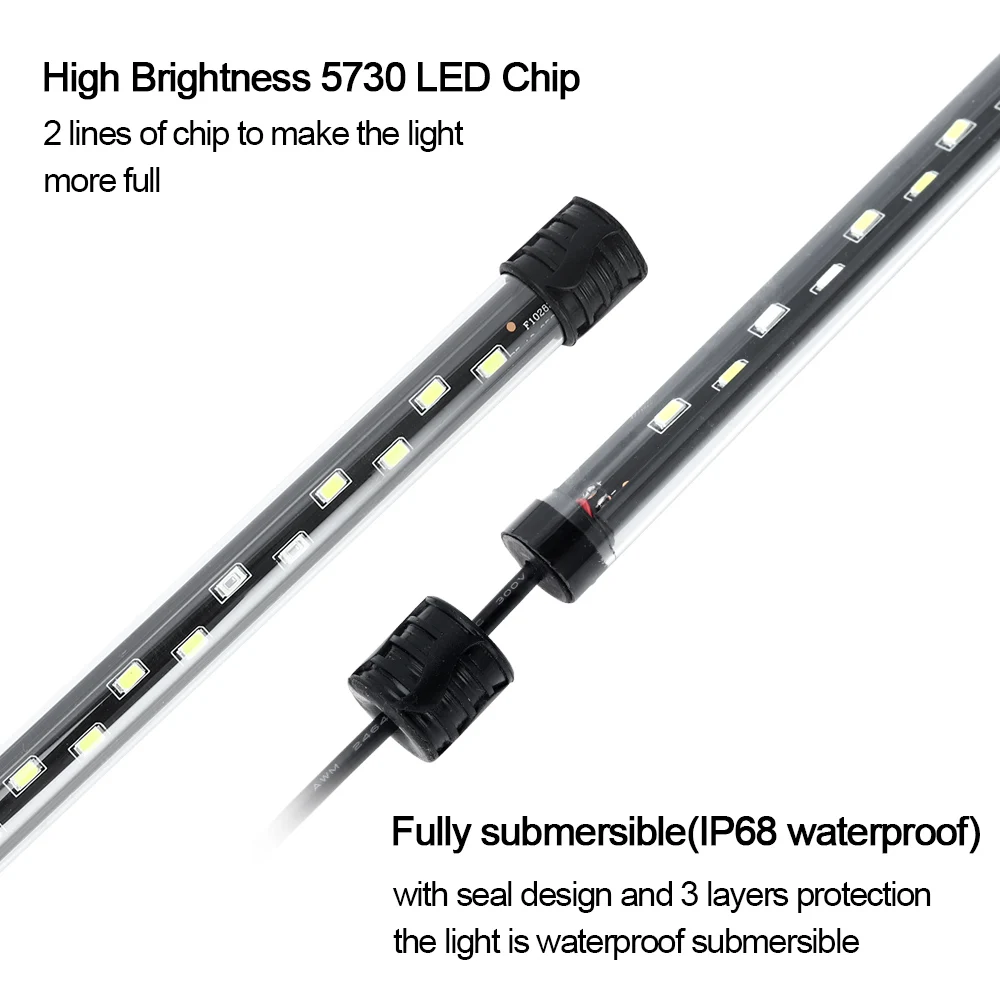 58CM  Aquarium Light LED Plant - Aquarium Plant Iron ulasan dan harga