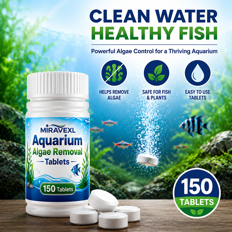 MIRAVEXL 150 Aquarium Algae Re - Planted Aquarium Algae Remover ulasan dan harga