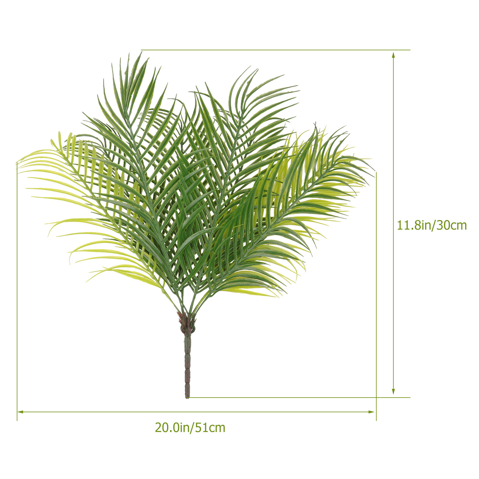 1Pcs Green Plastic Tree Leaf S - Aquarium Planted Sand ulasan dan harga