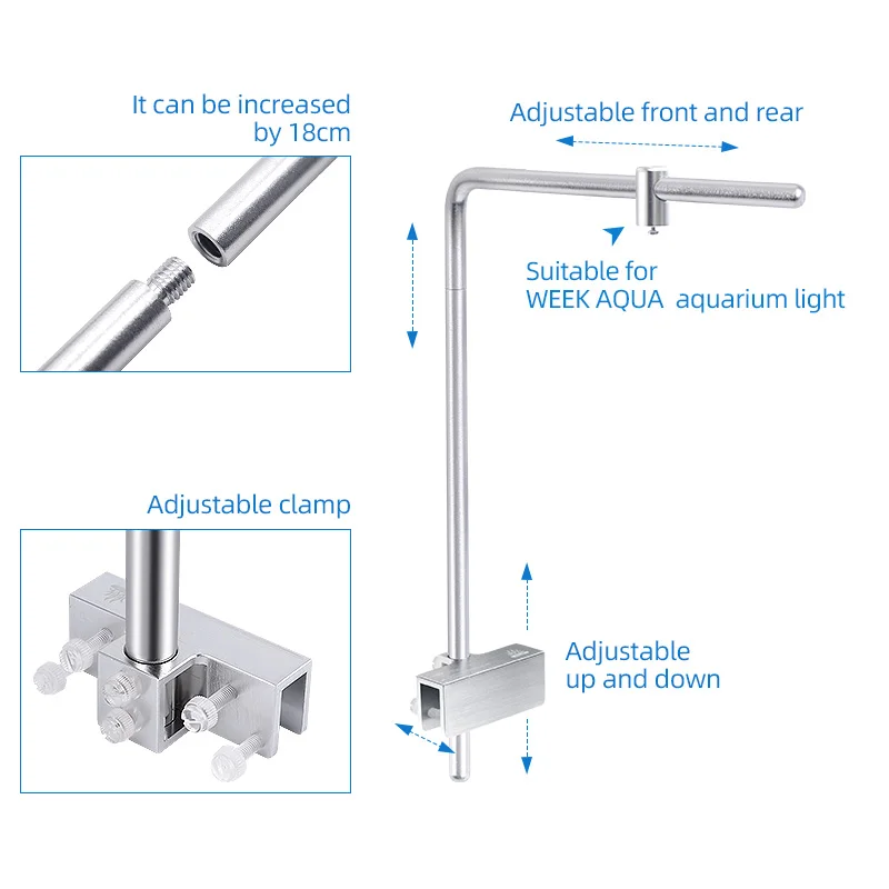 Week Aqua Light Stand Universa - Aquarium Plant Iron ulasan dan harga